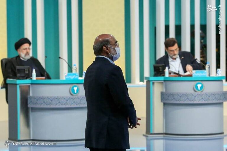 گزارش تصویری از اولین مناظره نامزدهای ریاست جمهوری
