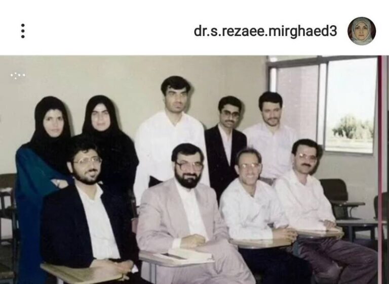 محسن رضایی در کلاس دانشگاه+ عکس