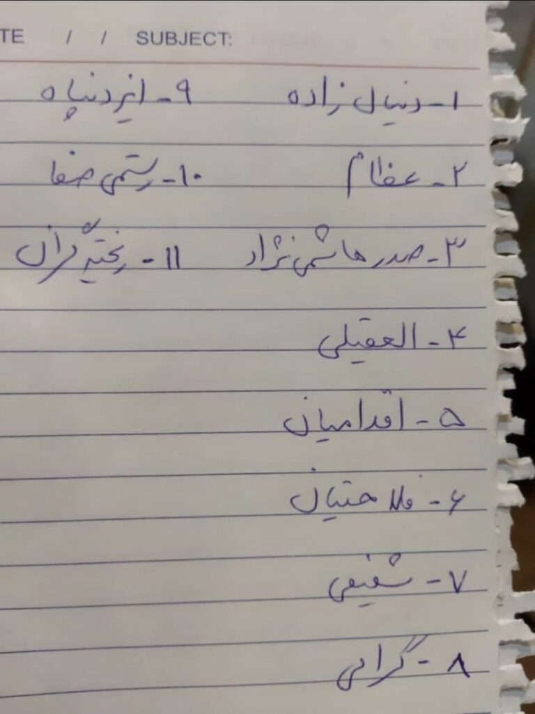 توضیحات سخنگوی قوه قضاییه در مورد لیست یازده نفره همتی